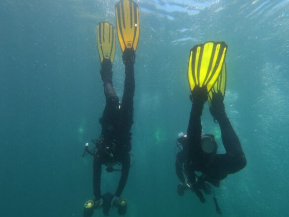 SCUBA Divers in Lake Phoenix SCUBA Divers in Lake Phoenix