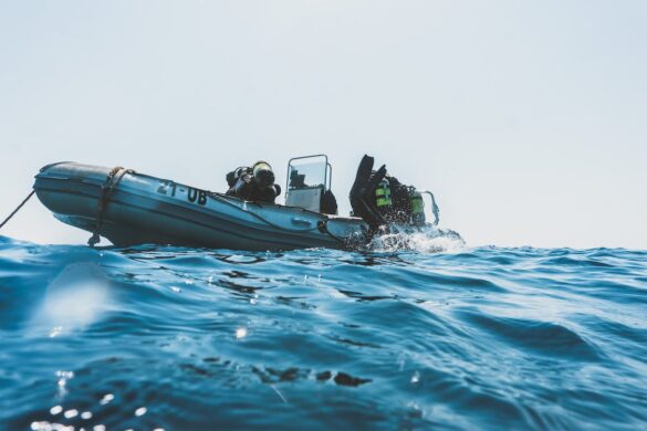 Photo Of Scuba Divers On Boat Photo Of Scuba Divers On Boat