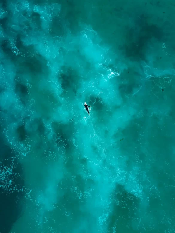 Aerial Photography of Person Surfing Aerial Photography of Person Surfing