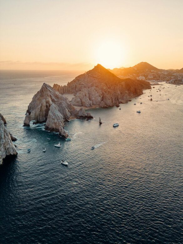 Aerial View of Rock Formations in Los Cabos, Mexico Aerial View of Rock Formations in Los Cabos, Mexico